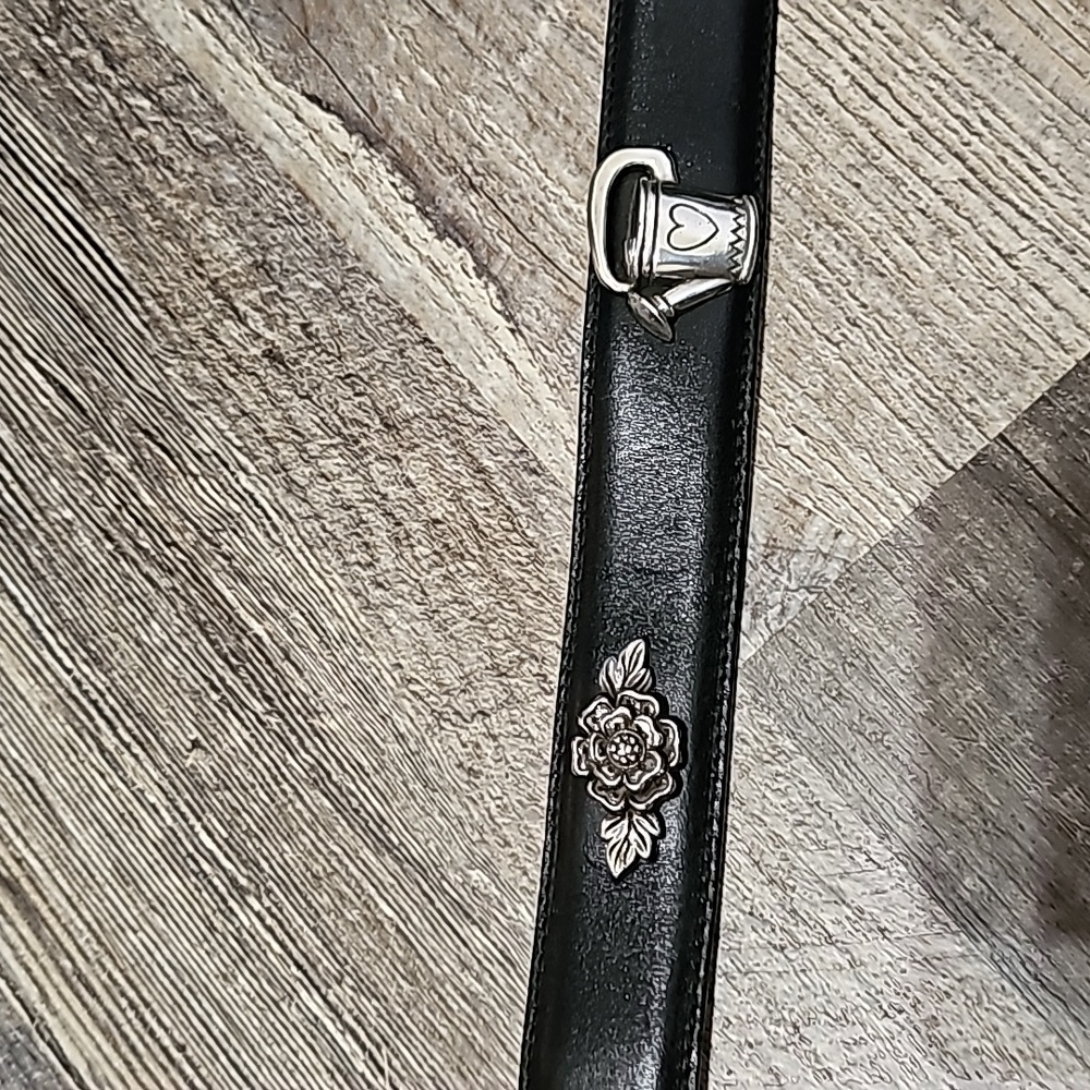 Brighton Black Leather Belt - Picture 6 of 11